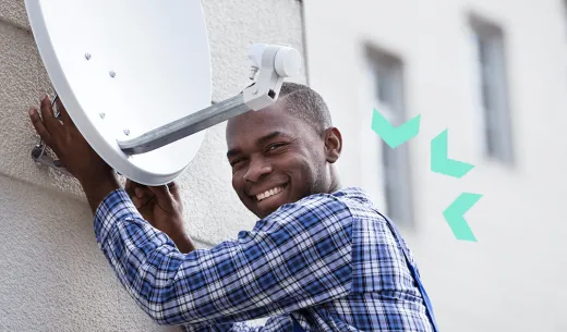 Konnect Satellite Internet Installation at home