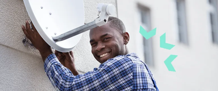 Konnect Satellite Internet Installation at home